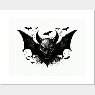 black bat night Posters and Art